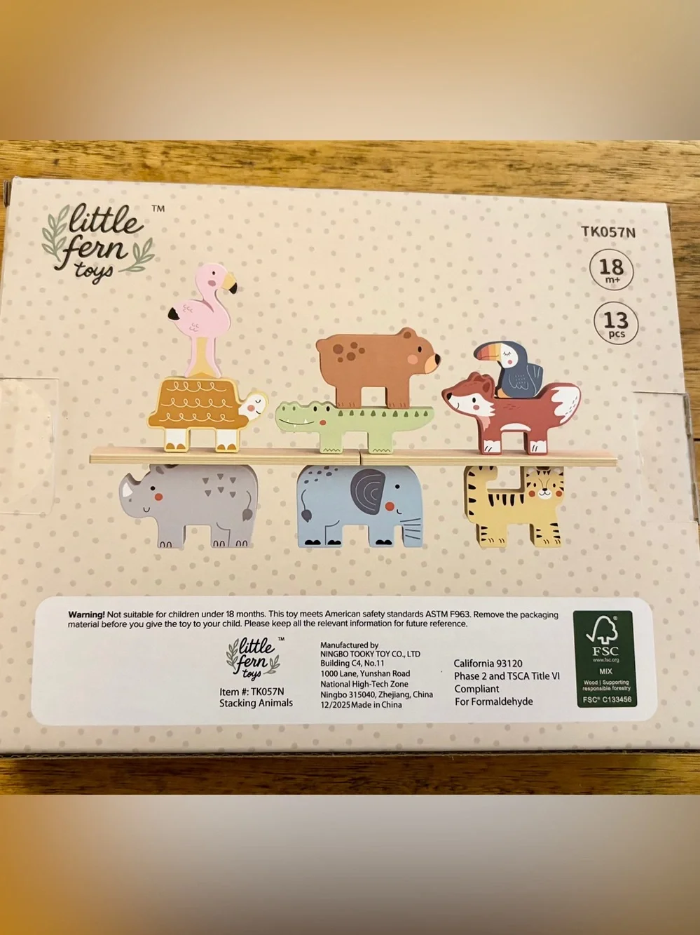 Pastel Animal Stacking Set - Multi Pastel